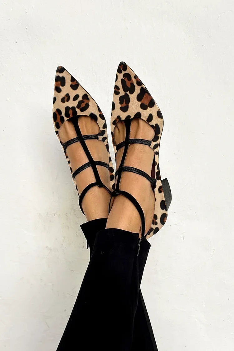 Arden™ | Tacchi con Cinghie Leopardo