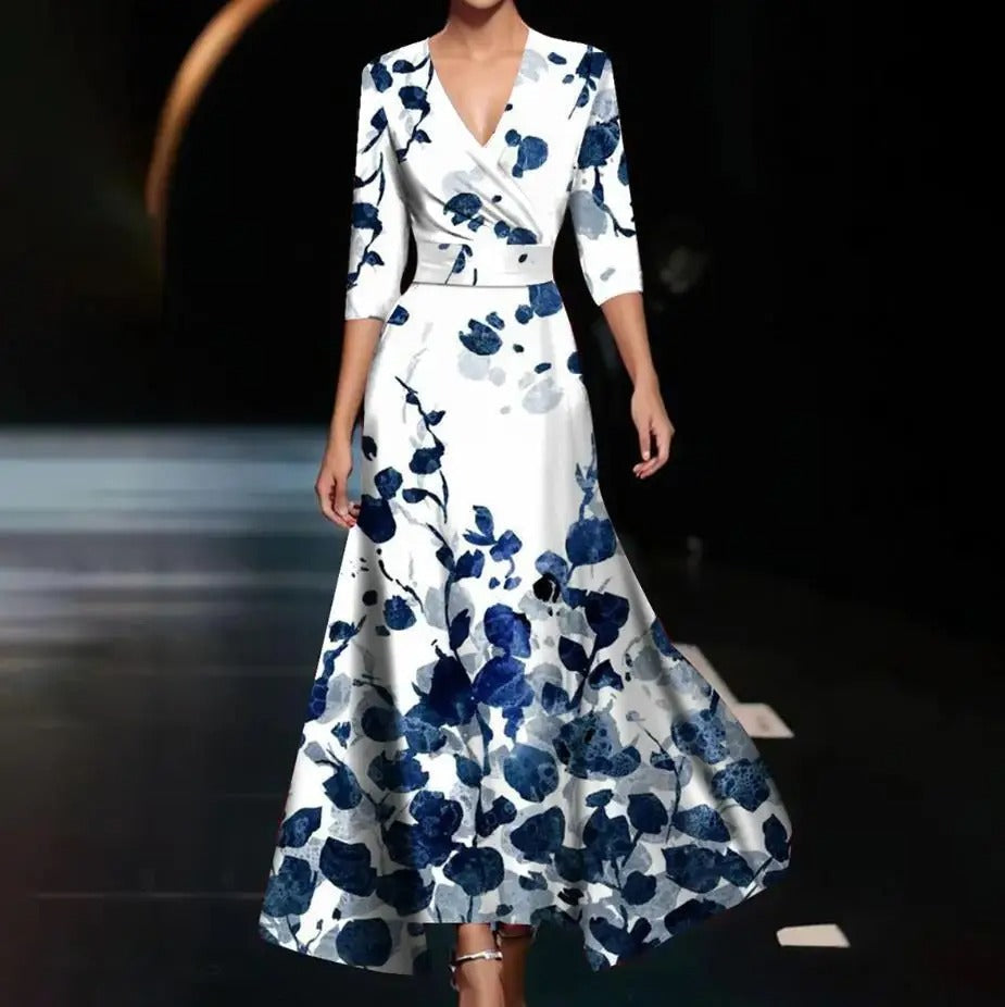 Arianna™ | Abito Chic con Stampa Floreale