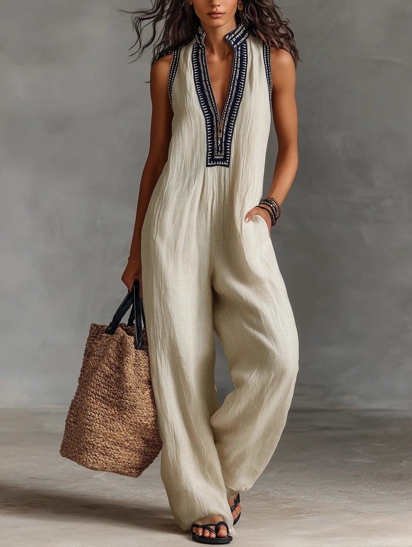 Lila™ | Tuta Elegante con Collo Alto