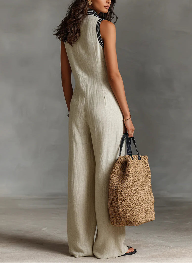 Lila™ | Tuta Elegante con Collo Alto