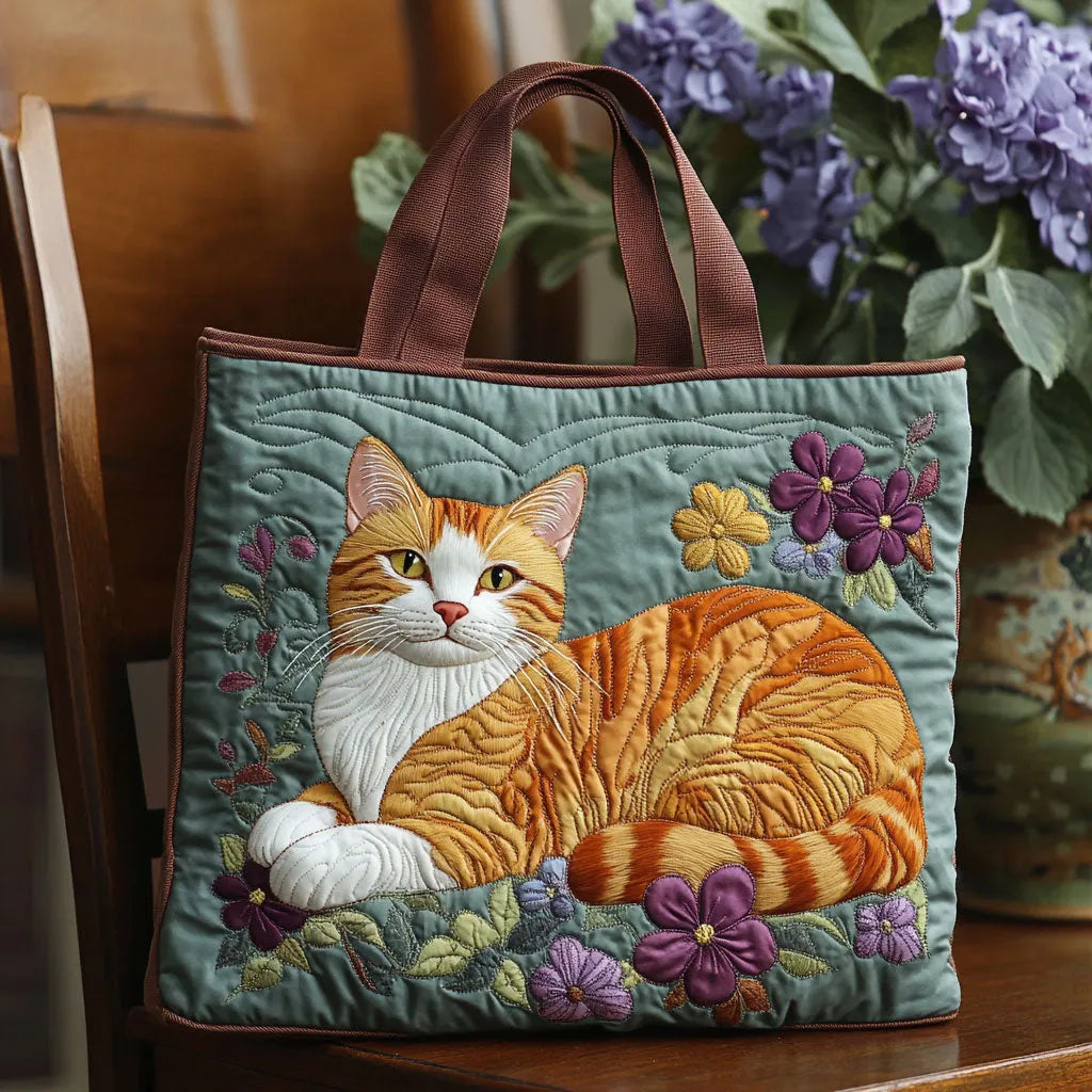 Borsa a Mano Artigianale con Gatti