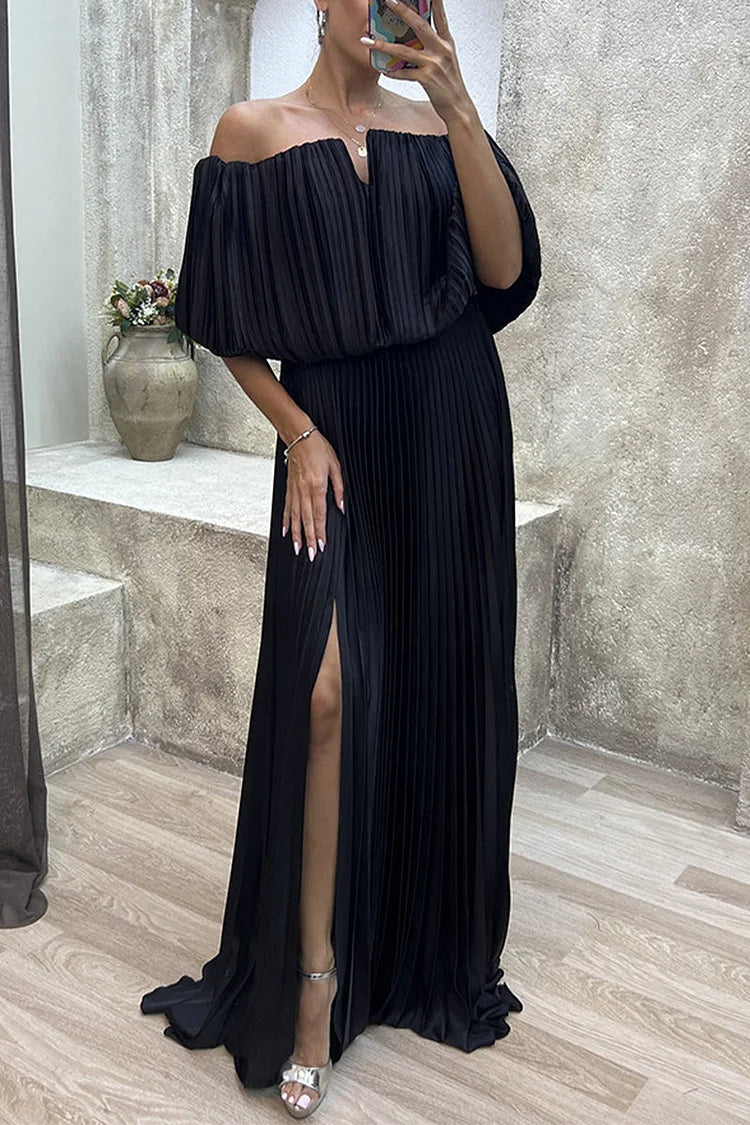 Keren™ | Elegante Abito Maxi Plissettato