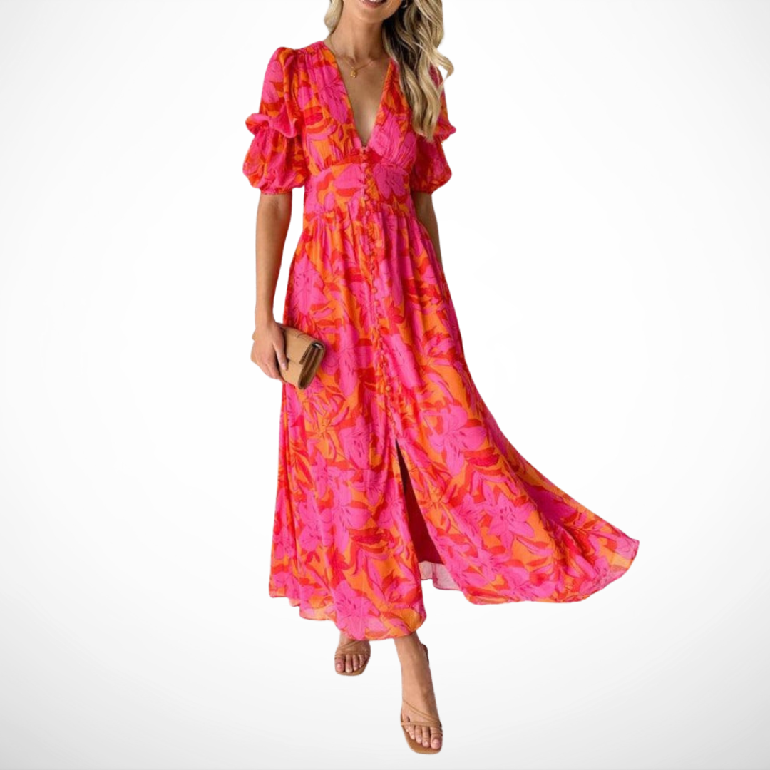 Giulia™ | Abito Maxi Splendore Solare