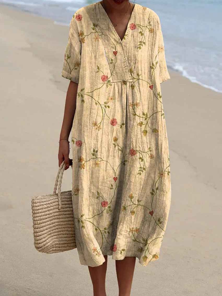Alessia™ | Abito Maxi Vintage a Fiori
