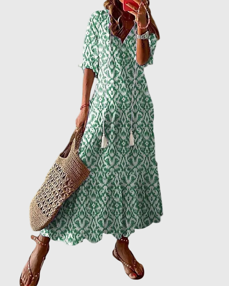 Aurora™ | Abito maxi boho estivo
