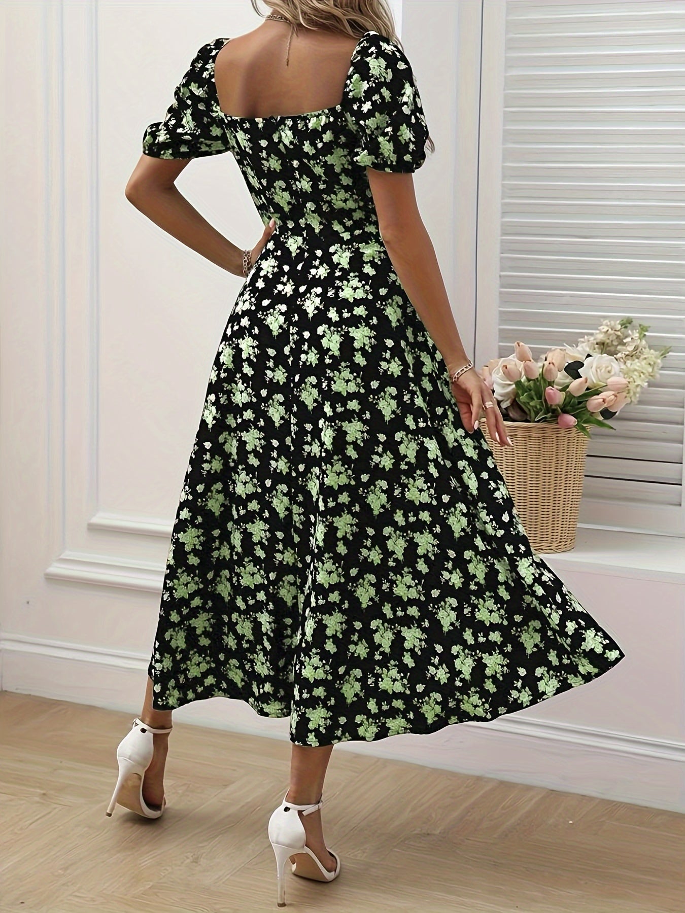 La Scintilla | Abito Elegante Floreale Chloé