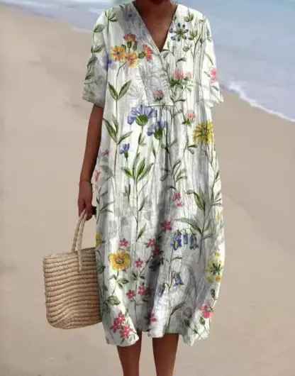 Alessia™ | Abito Maxi Vintage a Fiori