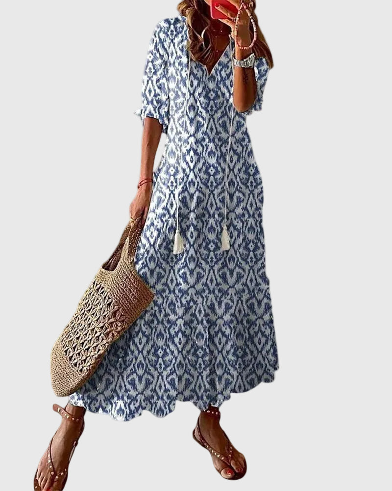 Aurora™ | Abito maxi boho estivo