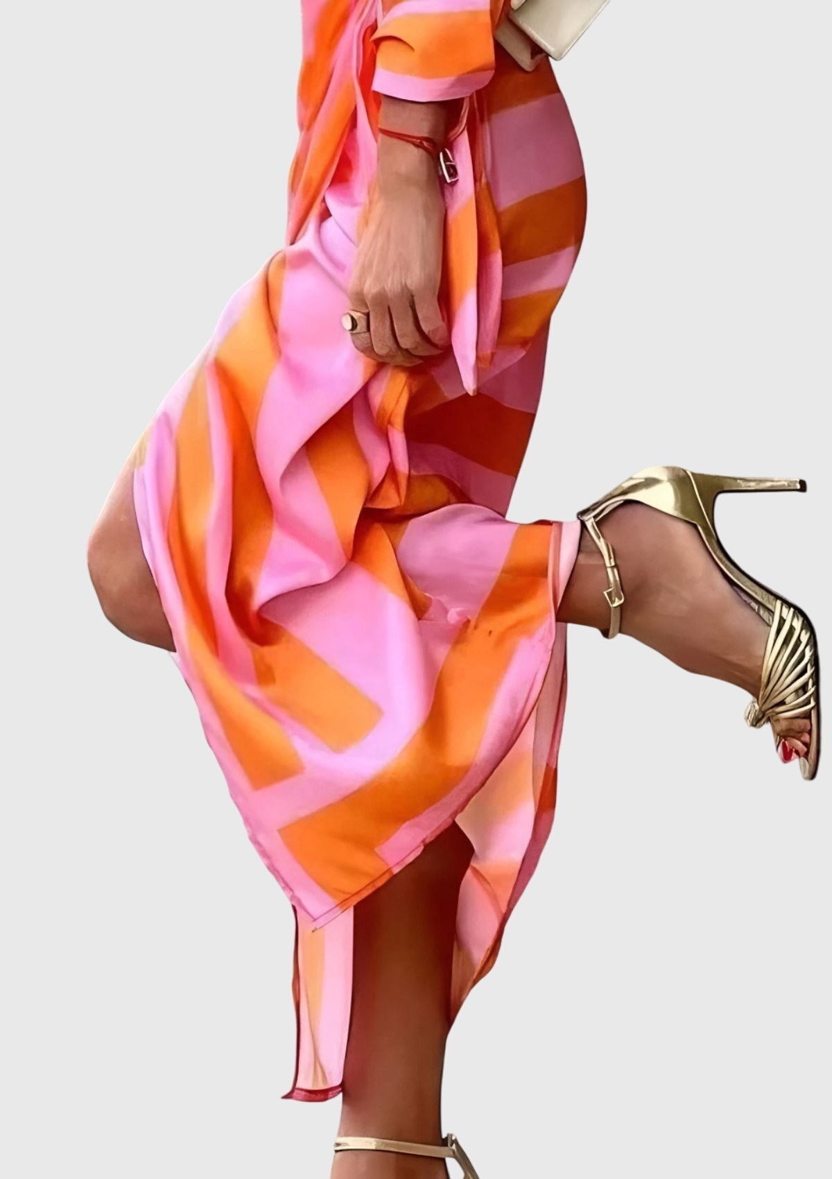 Chiara™ | Abito Elegante Avvolgente con Stampa