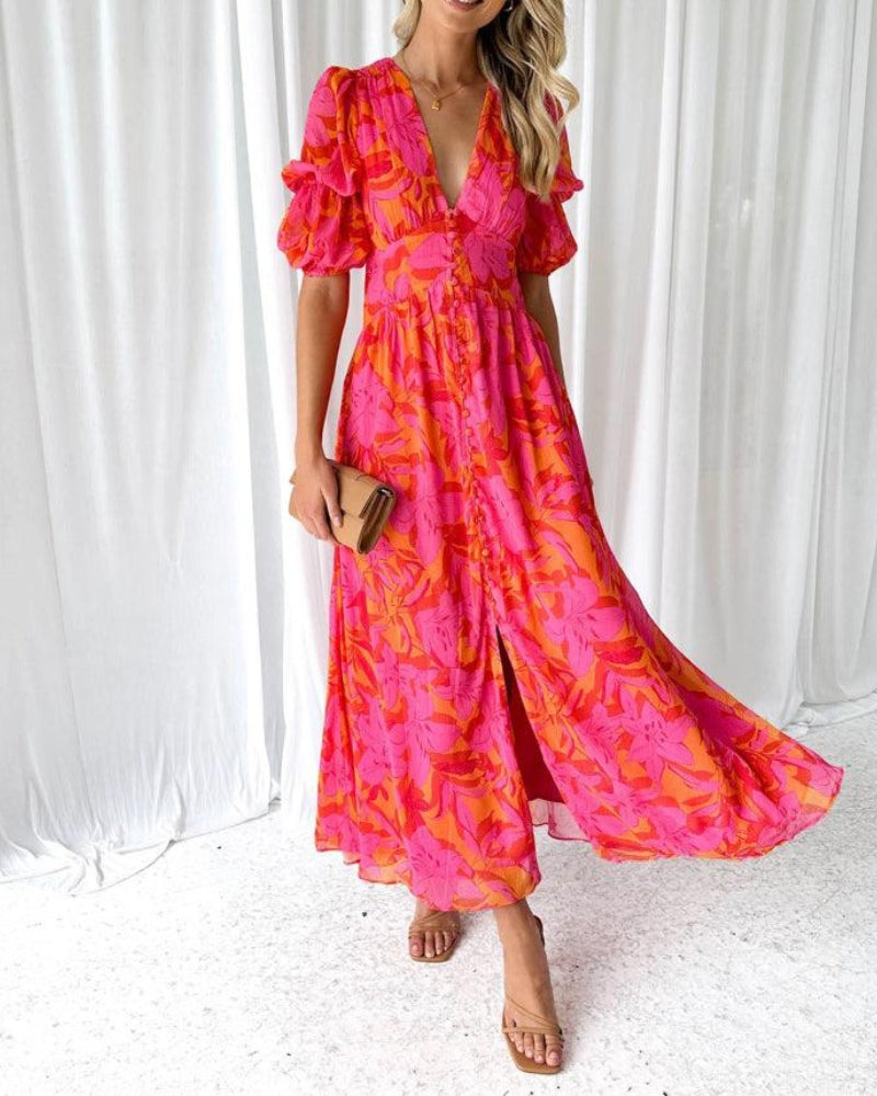Giulia™ | Abito Maxi Splendore Solare