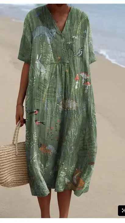 Lina™ | Abito Vintage Floreale