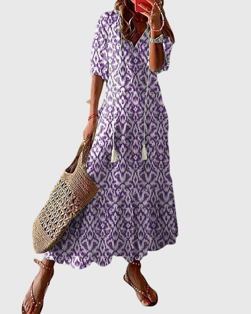 Aurora™ | Abito maxi boho estivo
