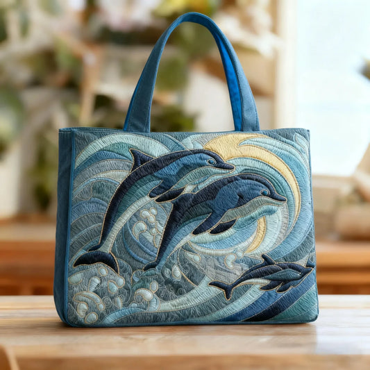 Borsa Artigianale con Delfini