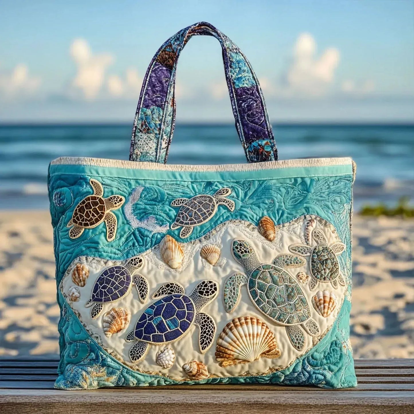 Borsa Artigianale Abbraccio di Tartaruga