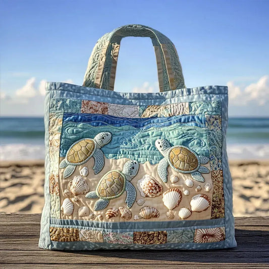 Borsa Imbottita Artigianale con Tartaruga
