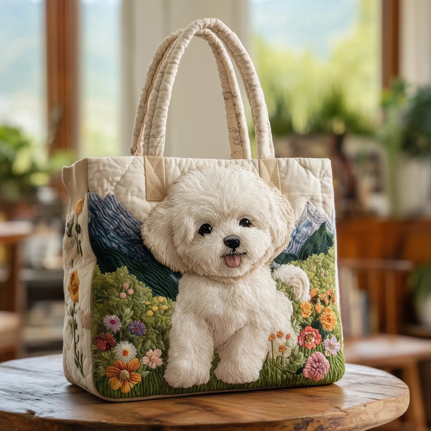 Borsa matelassé artigianale per cani