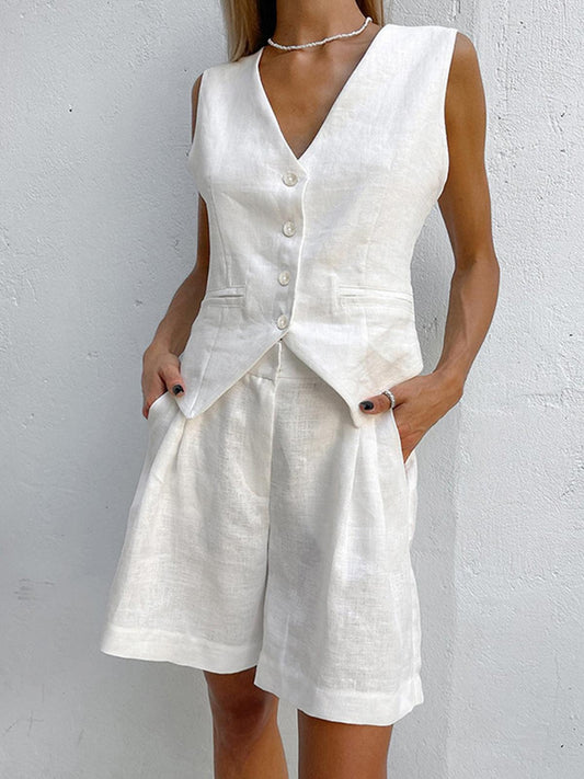 Sophia™ | Set Due Pezzi con Pantaloncini Eleganti