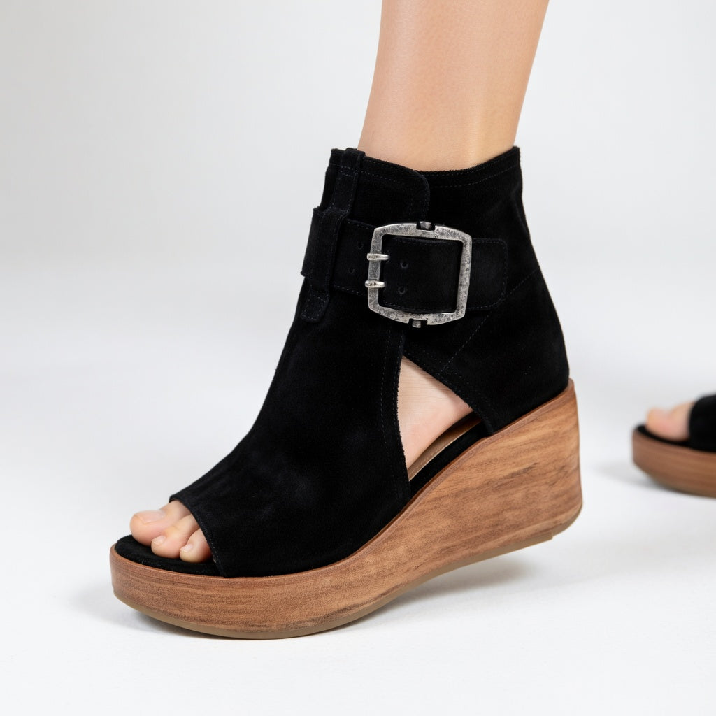 Alessandra™ | Stivaletti con tacco aperti