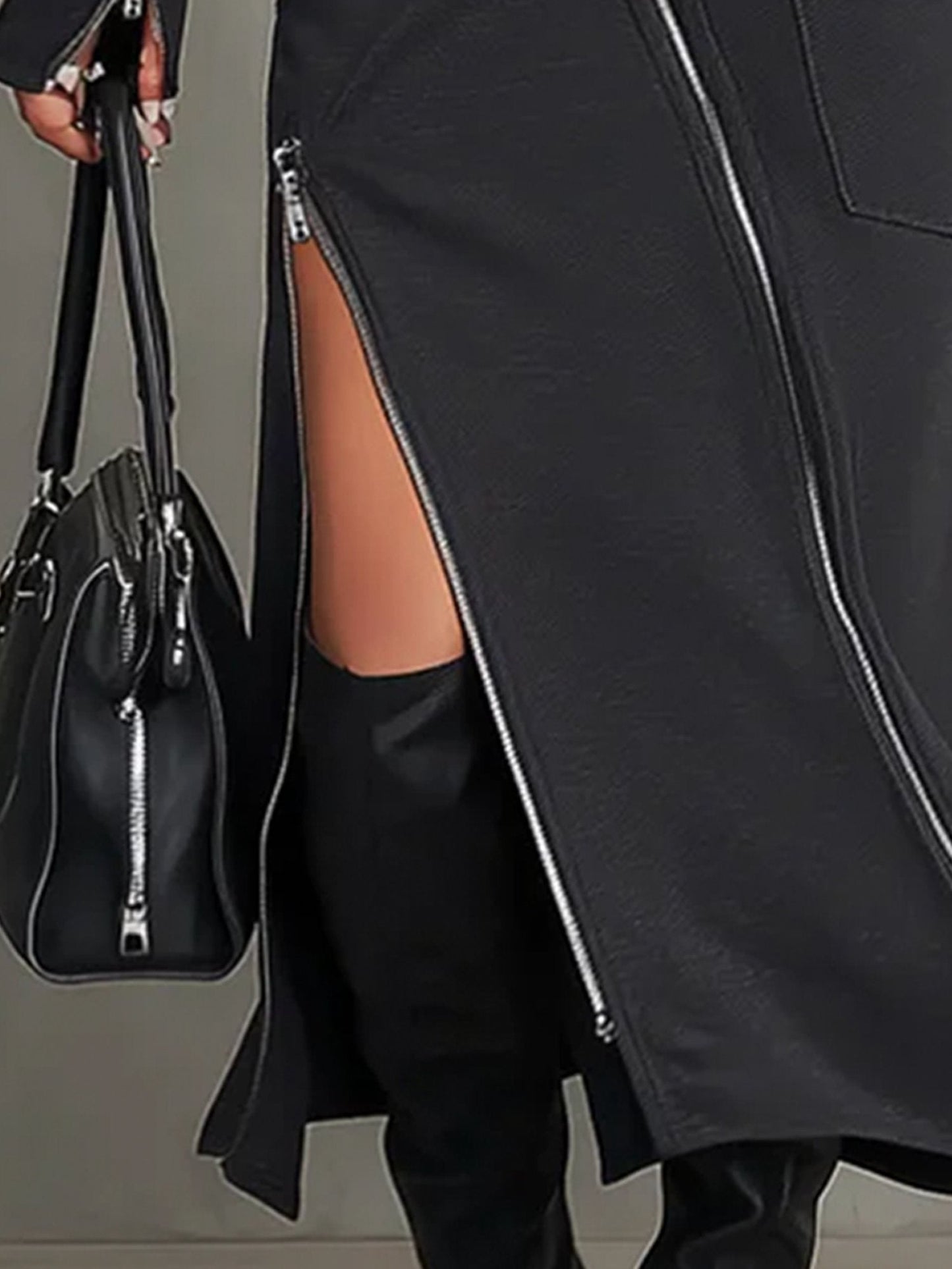 Elena™ | Set con Zip, Tasche e Collo Alto