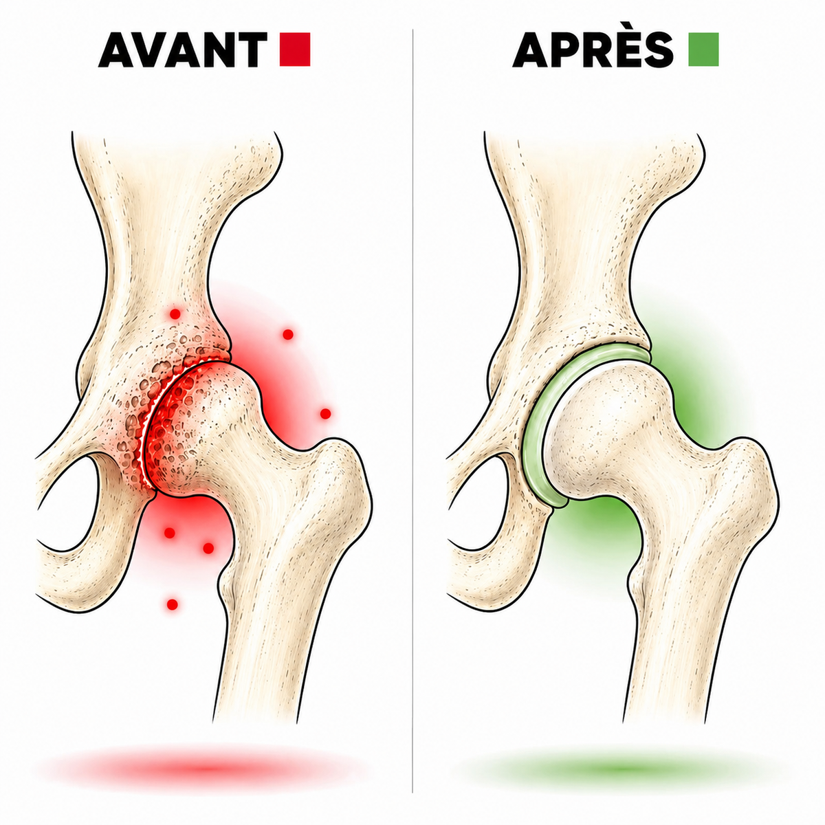 Auvane Hip — Thérapie par lumière rouge, chaleur et compression