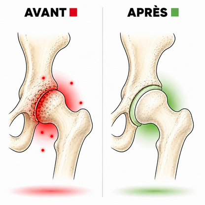 Auvane Hip — Thérapie par lumière rouge, chaleur et compression