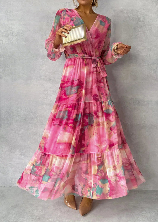Giulia™ | Abito Portafoglio con Stampa Floreale