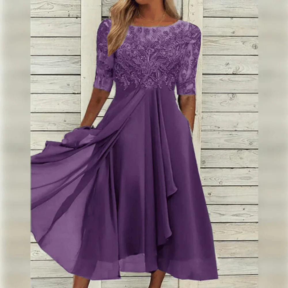 Chiara™ | Abito Eleganza in Pizzo Léa