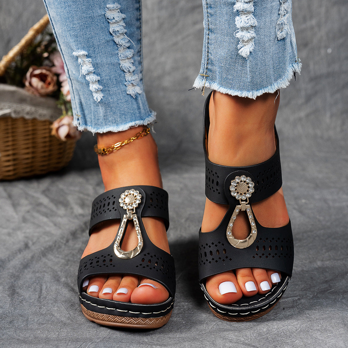Isabella™ | Sandali Comfort Ortopedici con Tacco Alto