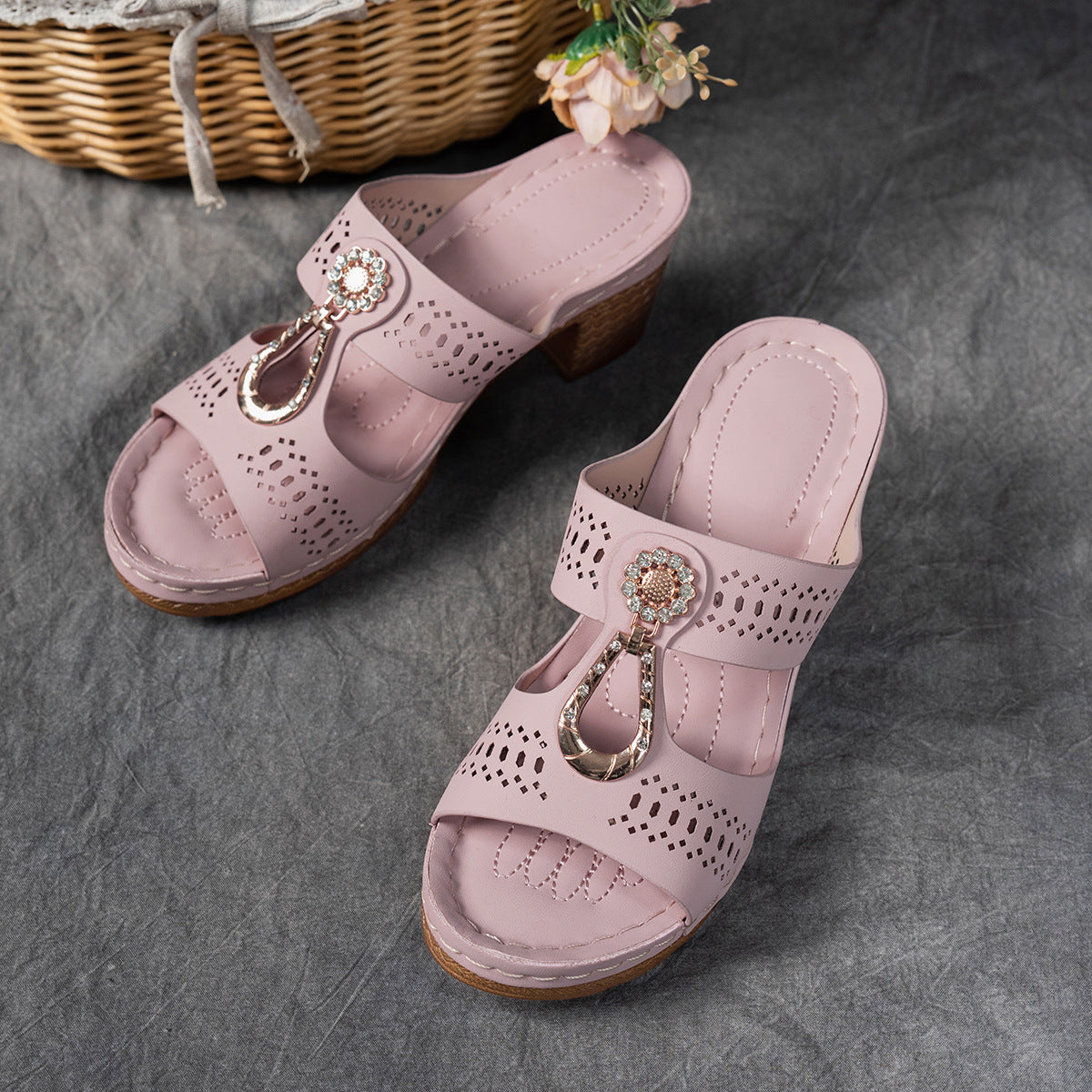 Isabella™ | Sandali Comfort Ortopedici con Tacco Alto