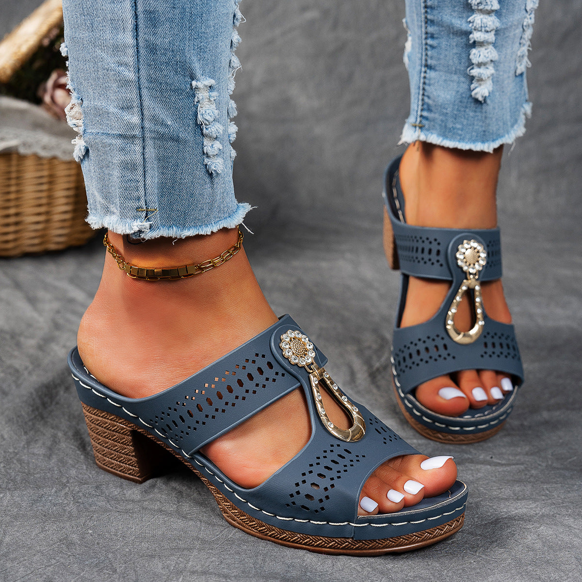 Isabella™ | Sandali Comfort Ortopedici con Tacco Alto