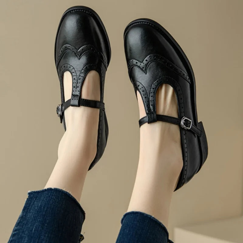 Sarah™ | Eleganti Mary Jane con cinturino a T