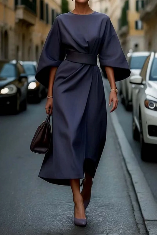 Maya™ | Abito Elegante con Maniche a Lanterna