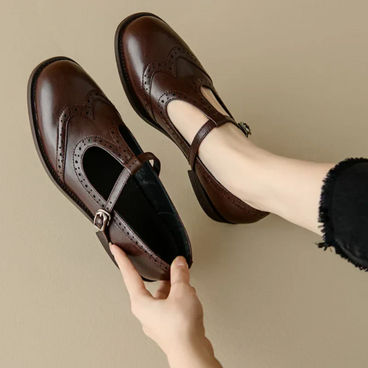 Sarah™ | Eleganti Mary Jane con cinturino a T