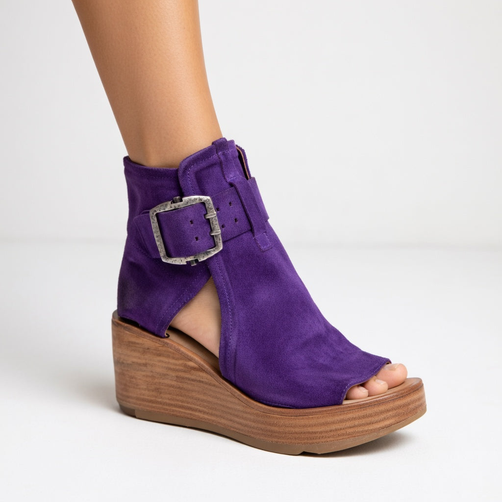 Alessandra™ | Stivaletti con tacco aperti
