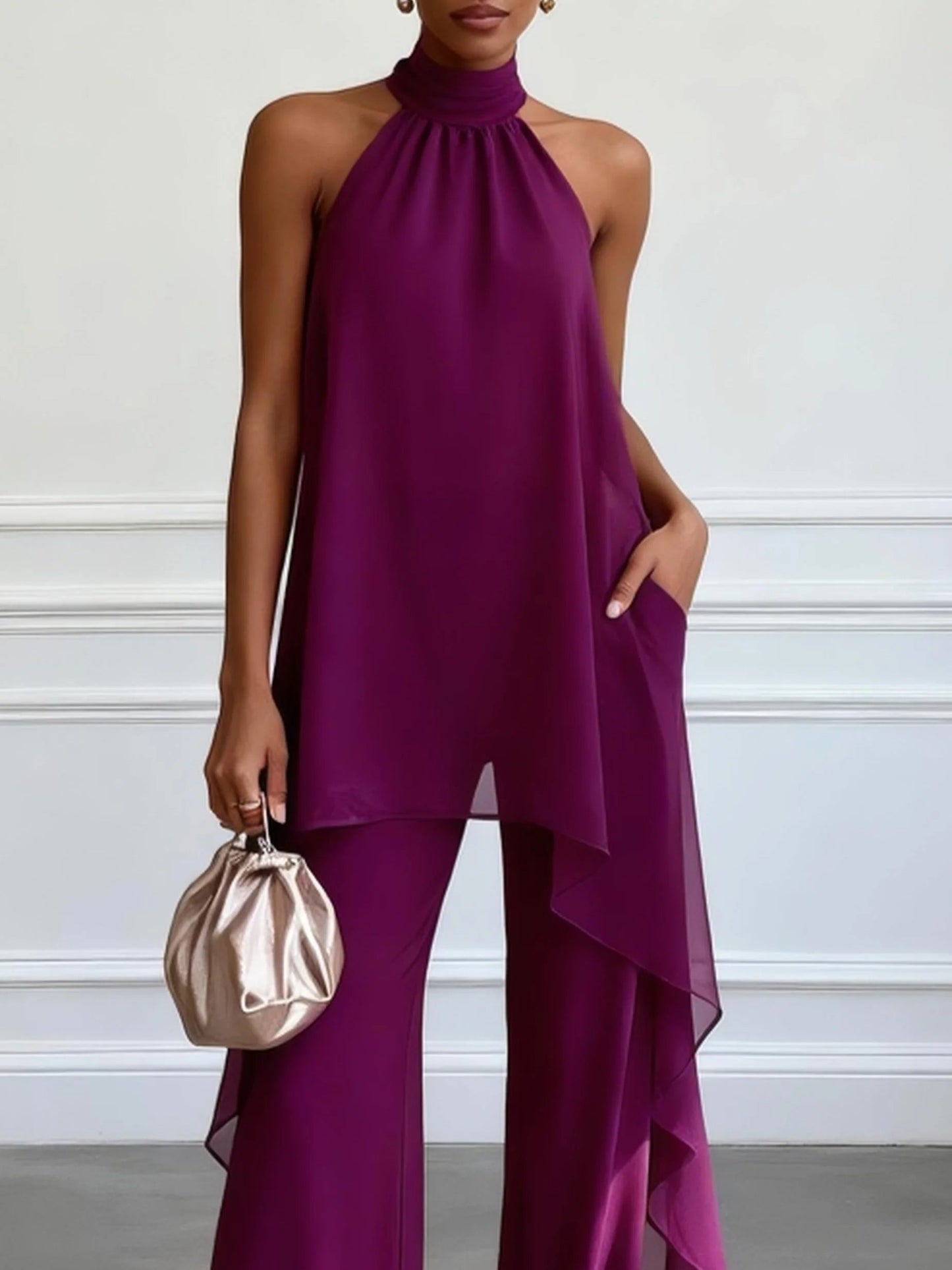 Chiara™ | Set Elegante Due Pezzi Color Lilla