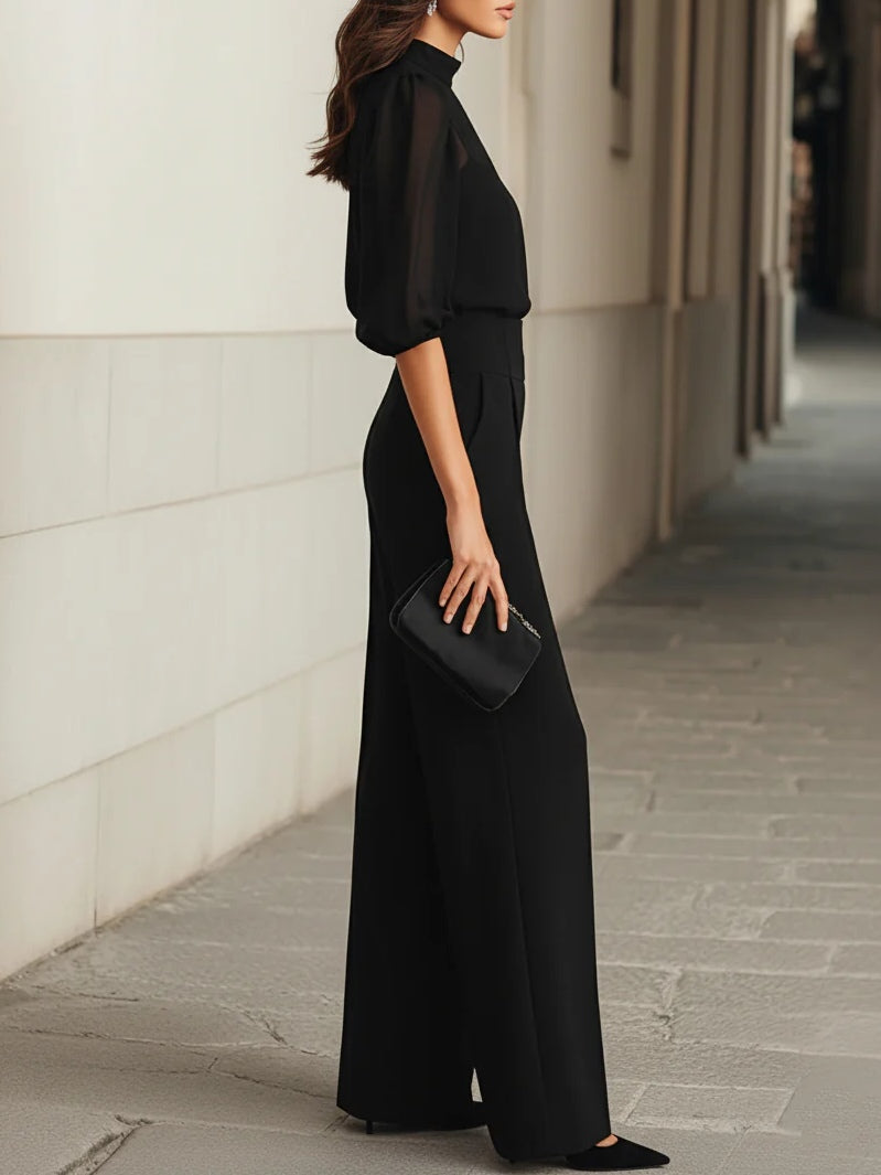 Sabrina™ | Set con Canottiera Trasparente Elegante