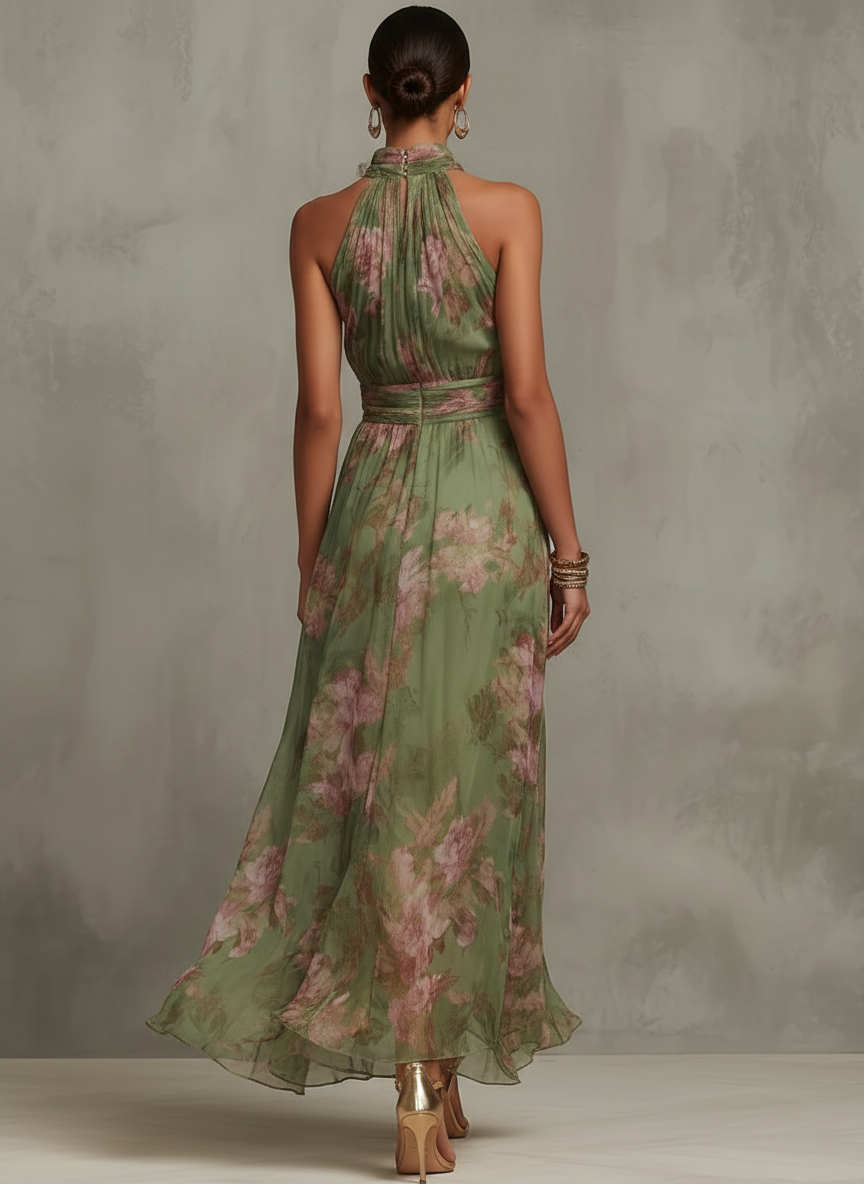Elisa™ | Abito Lungo Floreale Elegante