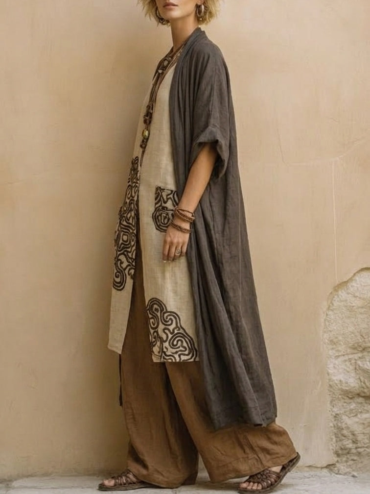 Zara™ | Set 3 Pezzi con Stampa Tribale Elegante