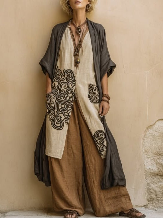 Zara™ | Set 3 Pezzi con Stampa Tribale Elegante