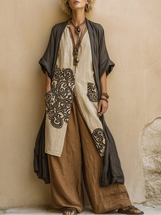 Zara™ | Set 3 Pezzi con Stampa Tribale Elegante