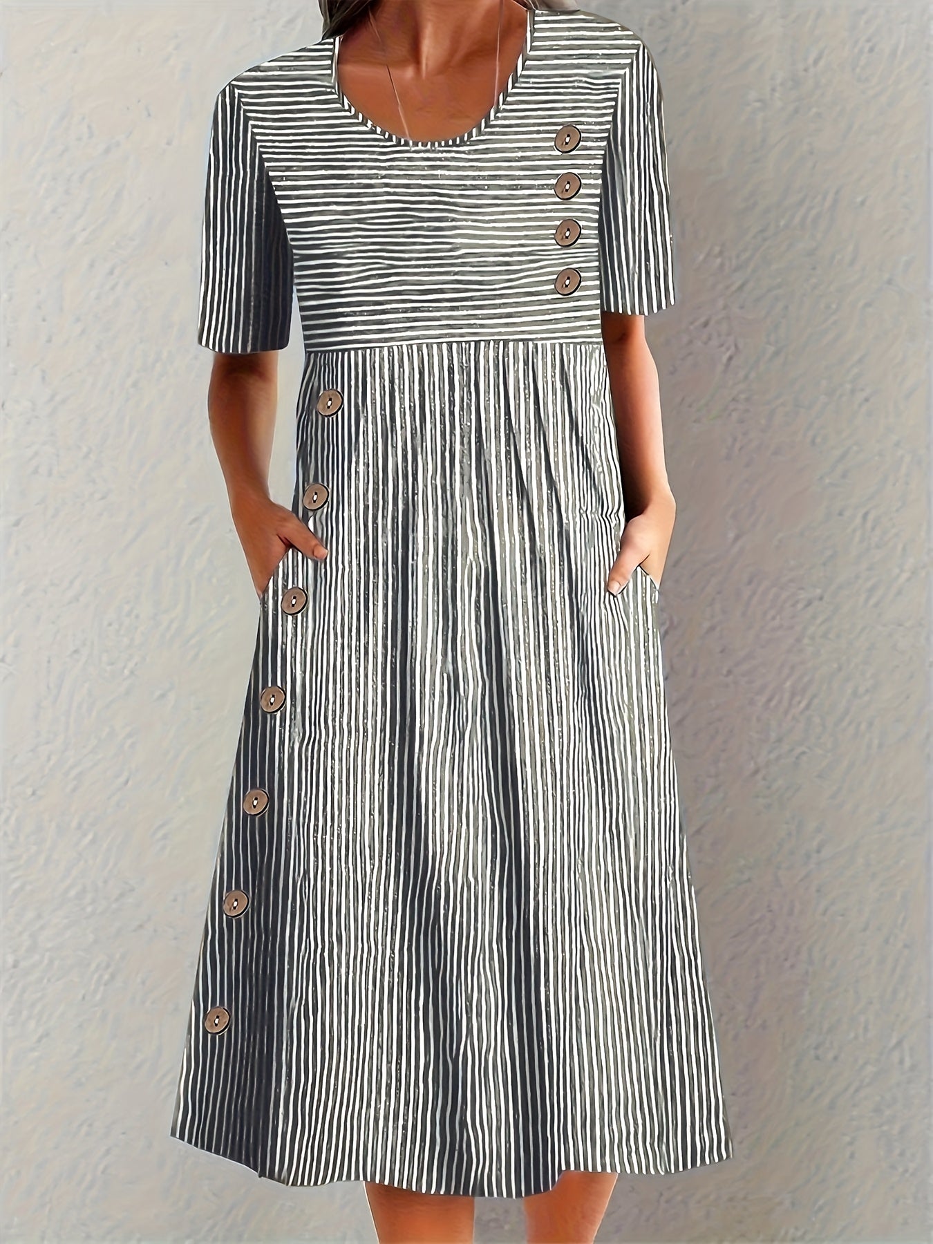 Sofia™ | Abito estivo a righe donna