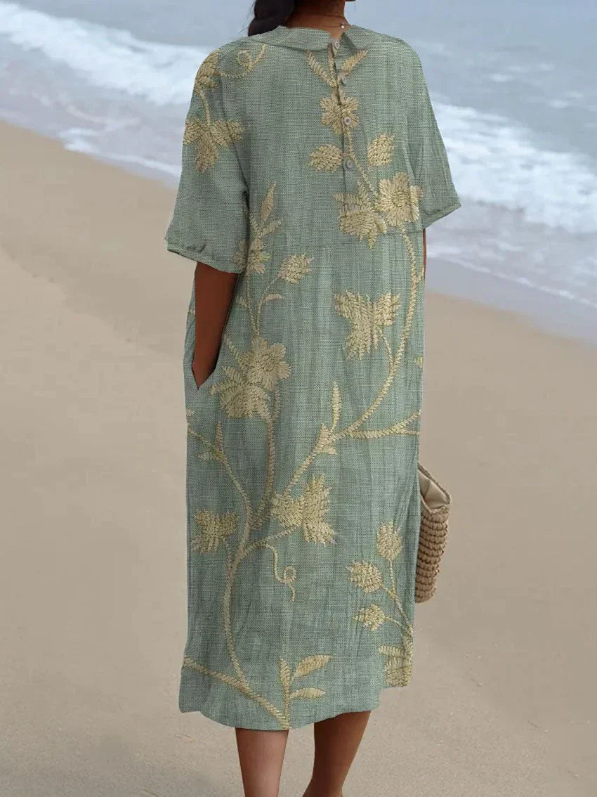 Alessia™ | Abito Maxi Vintage a Fiori