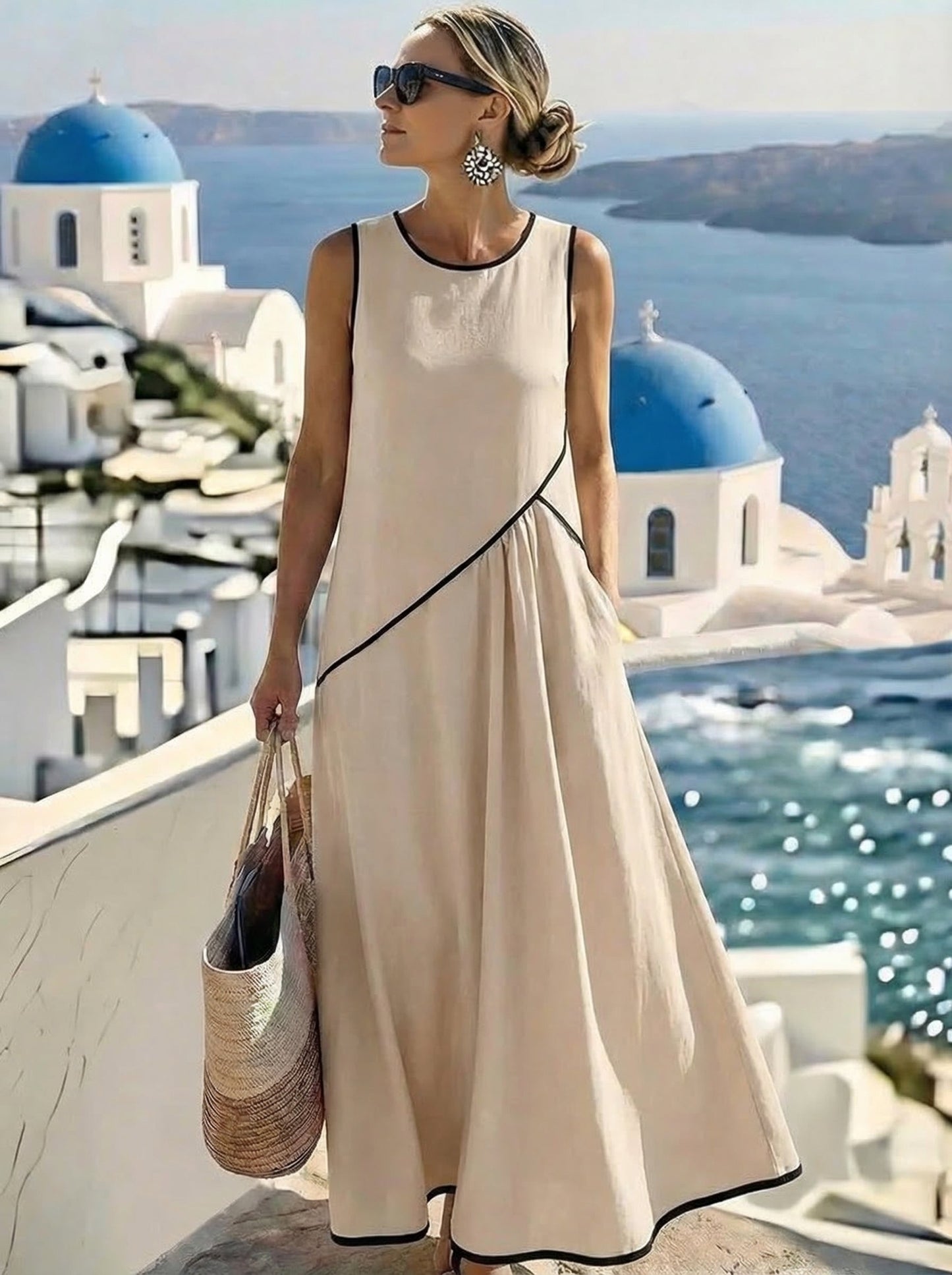 Marivelle™ | Vestito estivo a righe donna