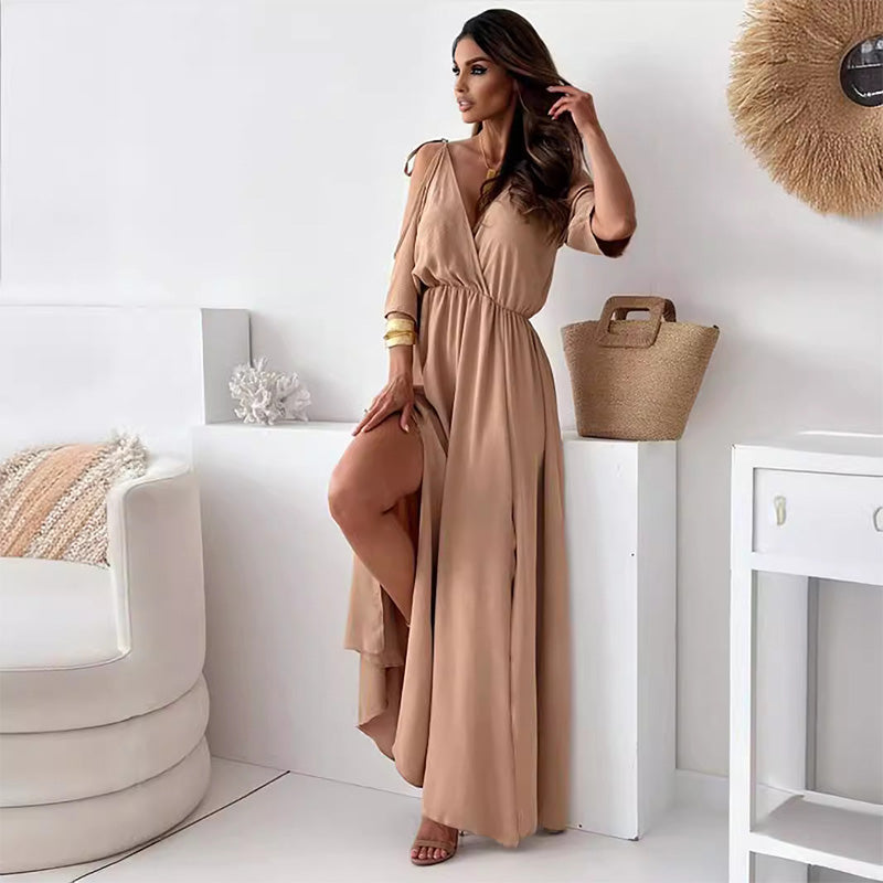 Olivia™ | Abito Maxi Elegante con Spacco