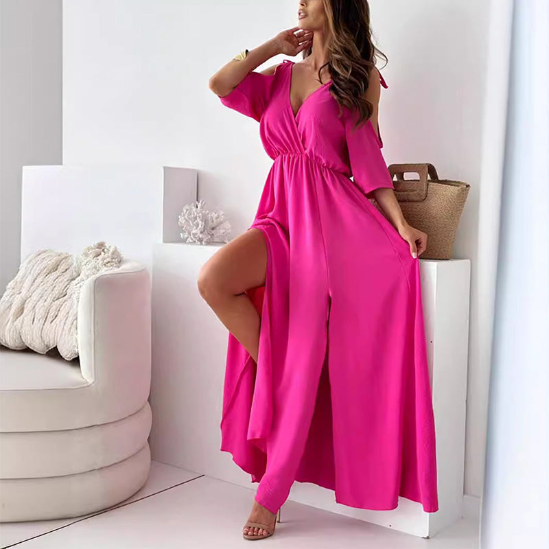 Olivia™ | Abito Maxi Elegante con Spacco