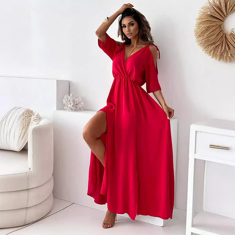 Olivia™ | Abito Maxi Elegante con Spacco
